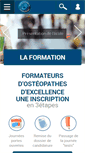 Mobile Screenshot of lille-osteopathie.fr
